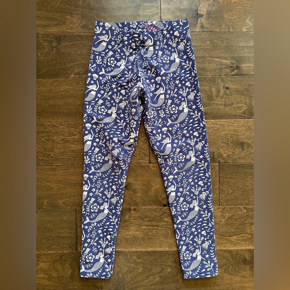 Girls Boden Mermaid Leggings sz 8/10yr